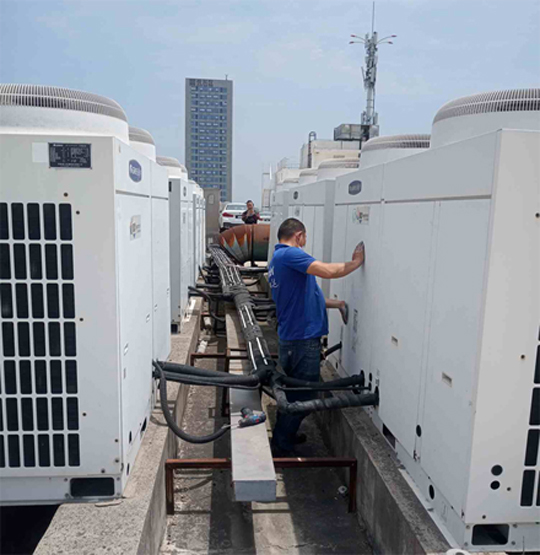 碾子山中央空调制热和不制冷系统维修方法